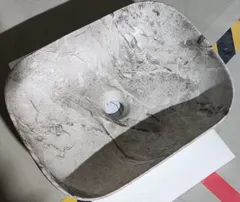 Раковина накладна MIXXUS PREMIUM DIVERSE-0113 MARBLE 455х325х135mm (MP6544)