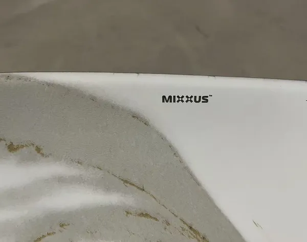 Раковина накладна MIXXUS PREMIUM ELLIPSE-0105 MARBLE-BLACK 600х400х150mm (MP6565)