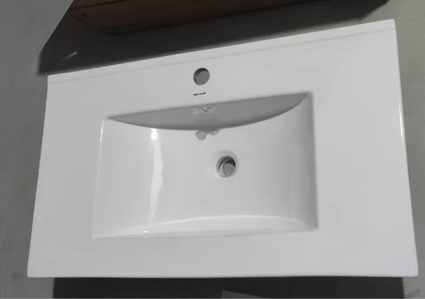 Раковина меблева Mixxus Premium CUBIC-1503 810х460х170mm з отвором під змішувач та переливом (MP6497)