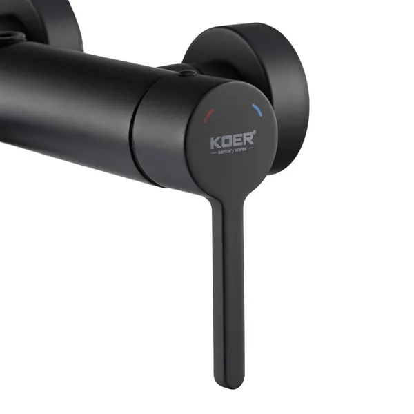 Душова колонна зі змішувачем Koer KB-56029-05 3 функції, колір чорний (KR5490)