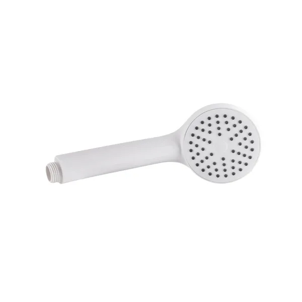 Змішувач для ванни Plamix Kubus-009 EURO SET White (з шлангом, лійкою та кронштейном) (PM0673)
