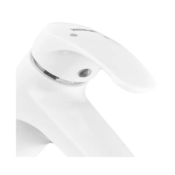 Змішувач для умивальника  Plamix Fidel-001 SET White (з підведенням) (PM0659)