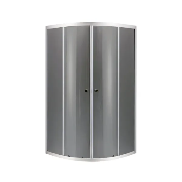 Душова кабіна з високим піддоном Mixxus PLAIN SCT01-90x90x195-GR SATIN сіре тоноване скло 4мм (MI6895)