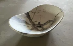Раковина накладна MIXXUS PREMIUM WAVE-0106 MARBLE 620х360х160mm (MP6560)
