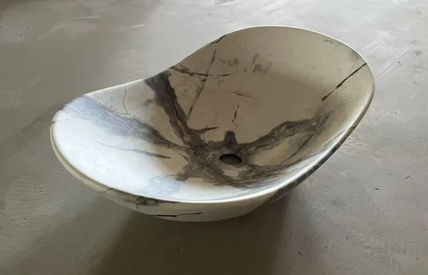Раковина накладна MIXXUS PREMIUM WAVE-0106 MARBLE 620х360х160mm (MP6560)