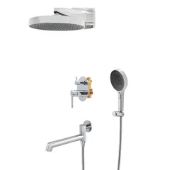 Вбудована душова система Koer KB-66029-01 3 функції, колір хром (KR5483)