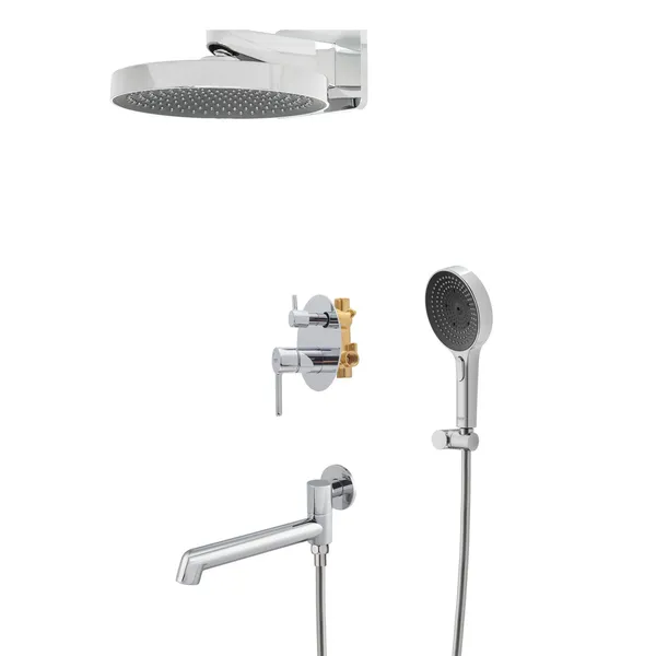 Вбудована душова система Koer KB-66029-01 3 функції, колір хром (KR5483)
