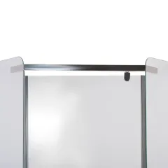 Душова кабіна з низьким піддоном Mixxus LINES SCT01-90x90x198-TR GRAPHITE прозоре скло 6мм (MI6914)
