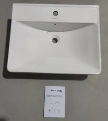 Раковина меблева MIXXUS PREMIUM STYLE-1501 600х480х190mm з отвором під змішувач та переливом (MP6498)