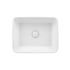 Умивальник накладний керамічний Mixxus Premium Quadro-0102 520x410x130mm (MP6488)
