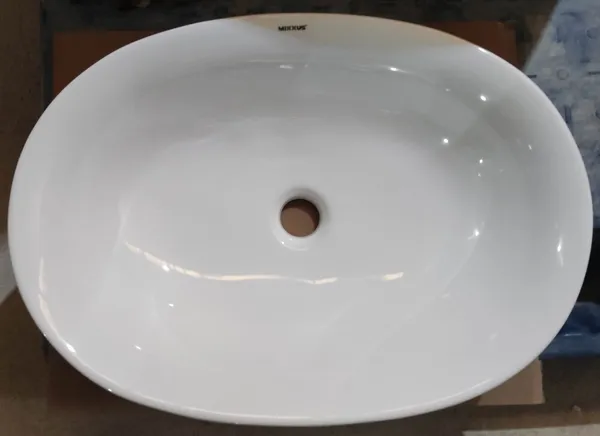 Раковина накладна Mixxus Premium ELLIPSE-0103 550х390х140mm (MP6553)