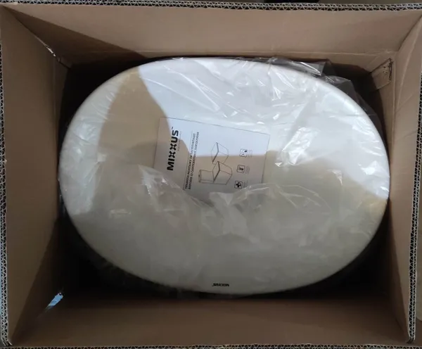 Раковина накладна Mixxus Premium ELLIPSE-0103 550х390х140mm (MP6553)