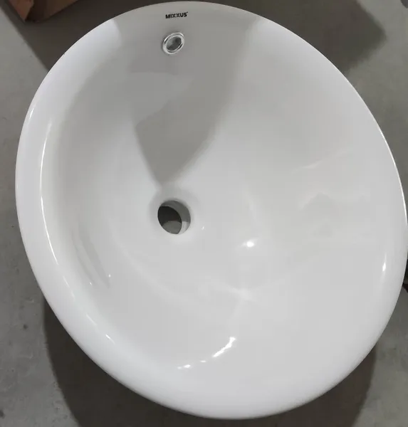 Раковина врізна на стільницю MIXXUS PREMIUM TOPPER-1601 470х470х180mm з переливом (MP6571)