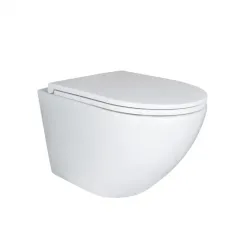 Унітаз підвісний Mixxus Premium Ellipse-0301-R 495x365x365mm, система змиву Rimless (MP6460)