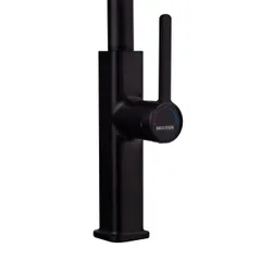 Змішувач для кухні з висувним виливом Mixxus Premium HAMMER 014 BLACK (MI6954)