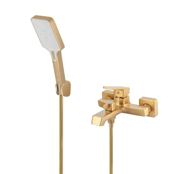 Змішувач для ванни Haiba GAUDI 009 EURO BRUSHED GOLD (HB9599)