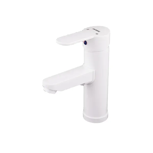 Змішувач для умивальника Plamix Raul-001-A White (без підведення) (PM0651)