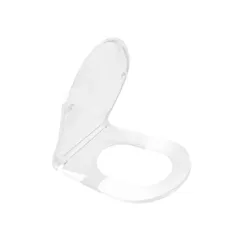 Сидіння-кришка для унітазу Koer AC-0101-SEAT COVER 450х390х80mm дюропласт з мікроліфтом (KR5617)