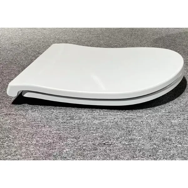 Сидіння-кришка для унітазу Koer AC-0101-SEAT COVER 450х390х80mm дюропласт з мікроліфтом (KR5617)