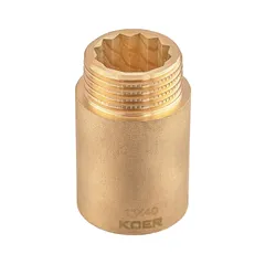 Подовжувач Koer KF.E10-40.WN - 1"-40мм без нікелю (KR5673)