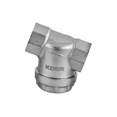 Фільтр грубої очистки Koer KR.F03-1/2.N - 1/2" універсальний нікельований (KR5471)