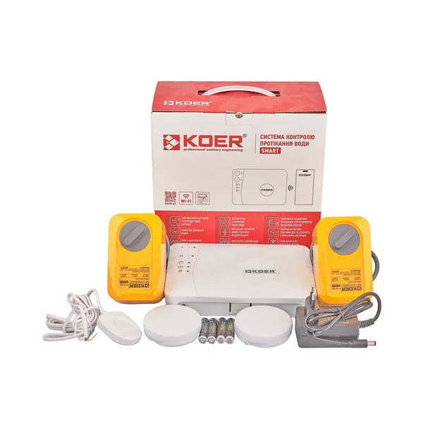 Система контролю протікання води Koer KR.1502.SET SMART (KR5565)