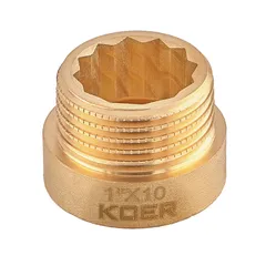 Подовжувач Koer KF.E10-10.WN - 1"-10мм без нікелю (KR5668)