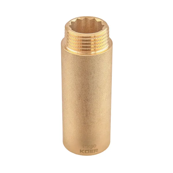 Подовжувач Koer KF.E10-80.WN - 1"-80мм без нікелю (KR5676)