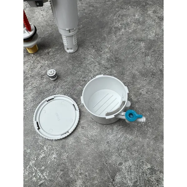 Комплект арматури: Koer KT-0304-3/8" наповнювальна з універс. підведенням + Холдер для освіжаючих пігулок, лат. різьблення 3/8"