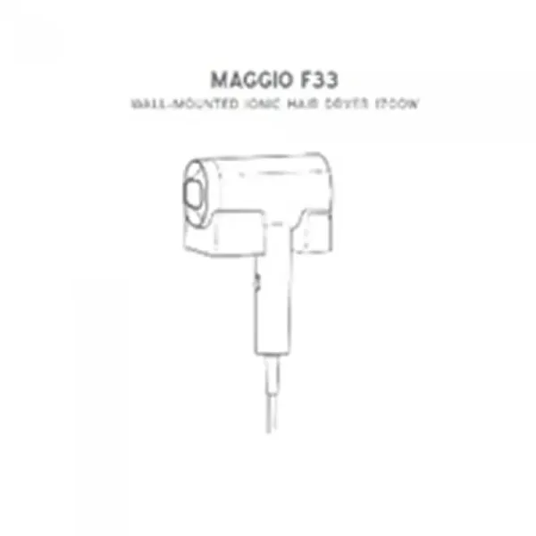 Фен для волосся Rixo MAGGIO F33B (F33B)