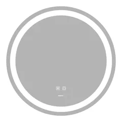 Дзеркало Zerix Solo MC01-60 з LED Touch, Anti-fog, димером, регулятором яскравості (ZX6063)