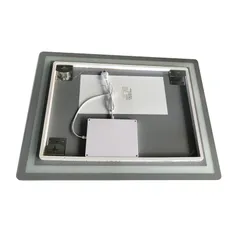 Дзеркало Zerix Sansa MR01-80x60-REVERSE з LED Touch, Anti-fog, димером, регулятором яскравості (ZX6049)