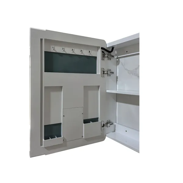 Дзеркальна шафка Mixxus Premium Olivary CM01-80x70x13 з LED Touch, димером, регулятором яскравості (MI8296)