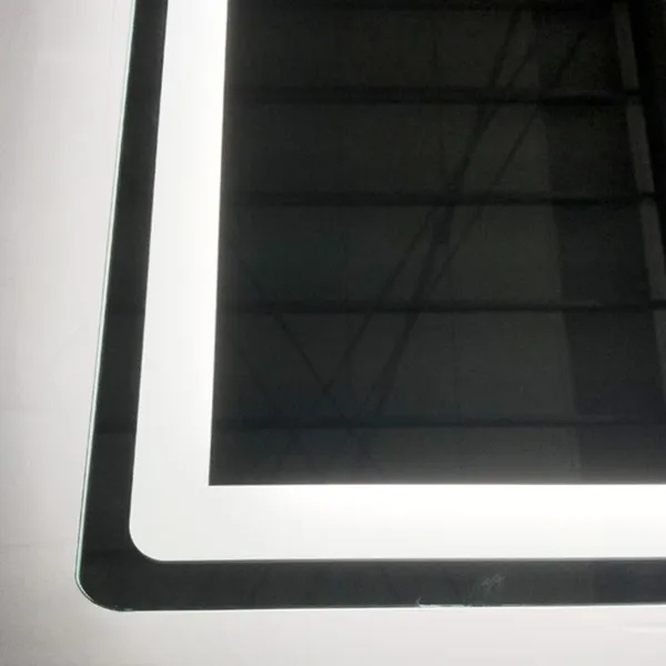 Дзеркало Zerix Mirra MR05-80x80 з LED Touch, Anti-fog, димером, регулятором яскравості (ZX6058)