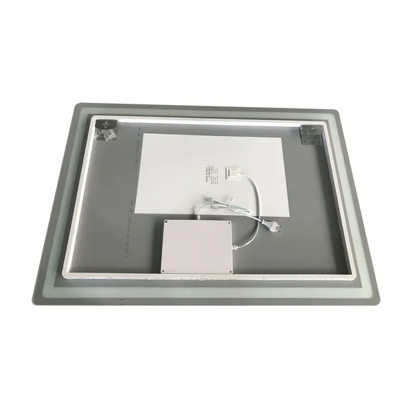 Дзеркало Zerix Mirra MR05-100x70 з LED Touch, Anti-fog, димером, регулятором яскравості (ZX6060)