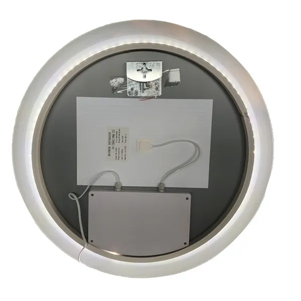 Дзеркало Zerix Solo MC01-60 з LED Touch, Anti-fog, димером, регулятором яскравості (ZX6063)