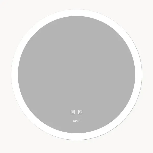Дзеркало Zerix Solo MC02-60 з LED Touch, Anti-fog, димером, регулятором яскравості (ZX6065)