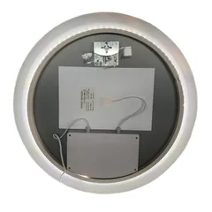 Дзеркало Zerix Solo MC02-60 з LED Touch, Anti-fog, димером, регулятором яскравості (ZX6065)