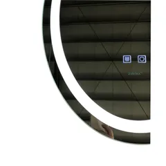 Дзеркало Zerix Fusion MV01-50x70 з LED Touch, Anti-fog, димером, регулятором яскравості (ZX6067)