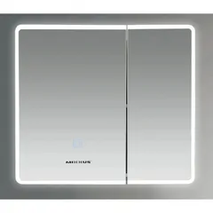 Дзеркальна шафка Mixxus Premium Olivary CM01-80x70x13 з LED Touch, димером, регулятором яскравості (MI8296)