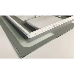 Дзеркало Zerix Prime MR02-50x80 з LED Touch, Anti-fog, димером, регулятором яскравості (ZX6052)