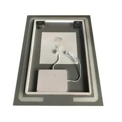 Дзеркало Zerix Prime MR02-50x80 з LED Touch, Anti-fog, димером, регулятором яскравості (ZX6052)