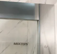 Душова кабіна без піддону Mixxus Premium Quadro SC01-90x90x195-TR Chrome прозоре скло 6мм (MI8290)