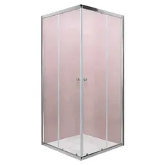 Душова кабіна без піддону Mixxus CUBIC SC01-90x90x185-TR CHROME прозоре скло 4мм NEW (MI8366)