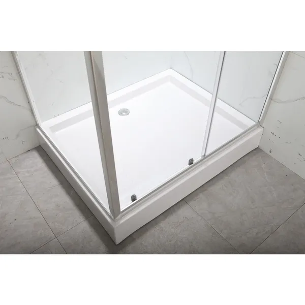 Душова кабіна з низьким піддоном Mixxus HARD SCT01-100x90x198-TR CHROME прозоре скло 5мм NEW (в 2 ящ) (MI8368)
