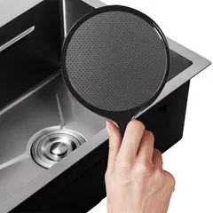 Мийка багатофункціональна Zerix ZH7546-SET-06 Micro Decor Graphite з вбудованим змішувачем з нерж.сталі (ZM5587)