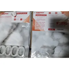 Шторка для ванної Zerix SCP-019-240x200 з PEVA (поліетиленвінілацетату) (Візерунок "Мармур") (ZX6092)