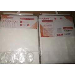 Шторка для ванної Zerix SCP-022-180x180 з PEVA (поліетиленвінілацетату) (Колір білий 3-Д) (ZX6095)