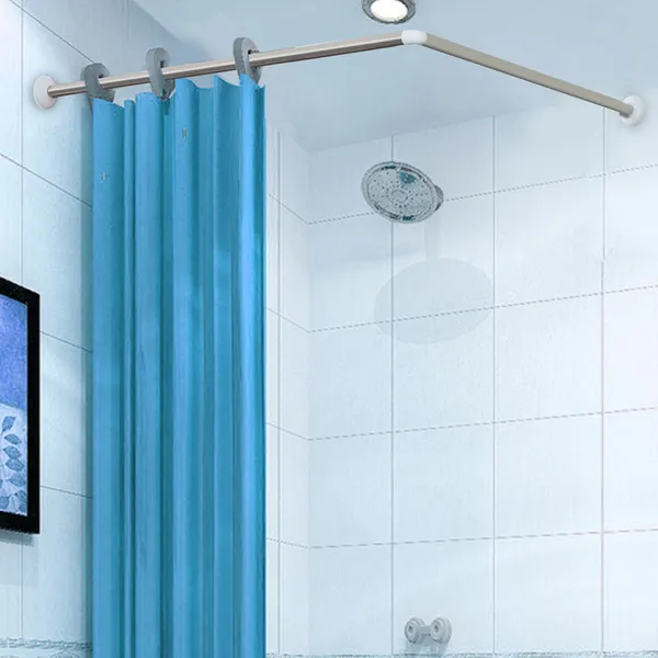 Штанга для шторки кутова Zerix CRS-A-80x80 80x80cm (нержавіюча сталь) (ZX6100)