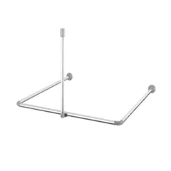 Штанга для шторки підтримуюча пряма Mixxus CRA-S-60 60cm (алюміній) (AC3594)